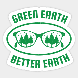 Green Earth Better Earth Sticker